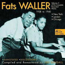 Waller Fats: The Complete Recorded Works Vol 5