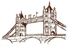 TipTop Wallstickers London Bridge Pattern