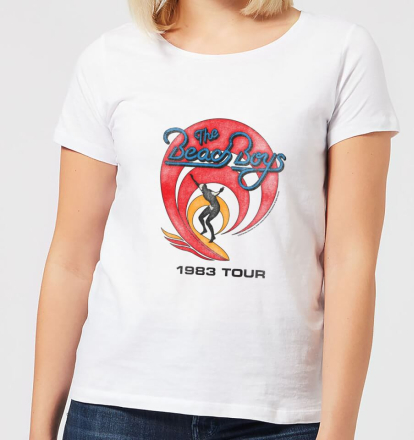 The Beach Boys Surfer 83 Damen T-Shirt - Weiß - XXL