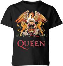 Queen Crest Kids' T-Shirt - Black - 3-4 Years