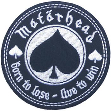 Motörhead: Standard Patch/Born to Love Live to Win