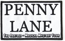 The Beatles: Standard Patch/Penny Lane White (Song Title/Loose)