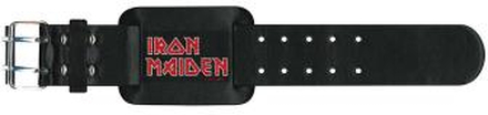 Iron Maiden: Leather Wrist Strap/Logo