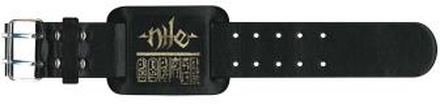 Nile: Leather Wrist Strap/Logo & Hieroglyphs