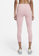 Nike Epic Luxe Women's Mid-Rise Crop Pocket Running Leggings - Pink