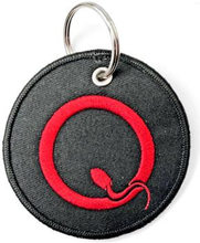 Queens Of The Stone Age: Keychain/Q Logo (Double Sided Patch)