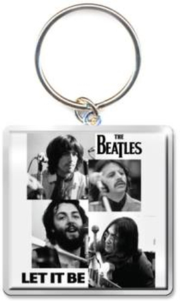 The Beatles: Keychain/Let it Be Faces (Photo-print)