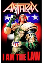 Anthrax: Textile Poster/I Am The Law