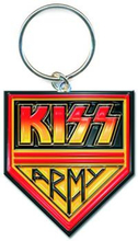 KISS: Keychain/Army Pennant (Enamel In-fill)
