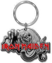 Iron Maiden: Keychain/The Number Of The Beast (Enamel In-fill)