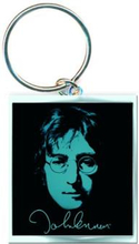 John Lennon: Keychain/Photo (Enamel In-fill)