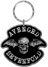 Avenged Sevenfold: Keychain/Death Bat (Enamel In-fill)