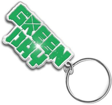 Green Day: Keychain/Band Logo (Enamel In-fill)