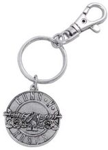 Guns N"' Roses: Keychain/Disc Logo (Die-cast Relief)
