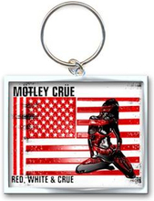 Mötley Crue: Keychain/Red White & Crue (Photo-print)