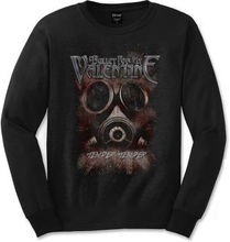 Bullet For My Valentine: Unisex Long Sleeved T-Shirt/Temper Temper Gas Mask (Small)