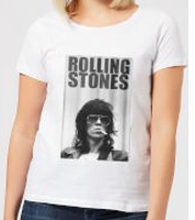 Rolling Stones Keith Smoking Women's T-Shirt - White - S