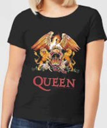 Queen Crest Women's T-Shirt - Black - XXL