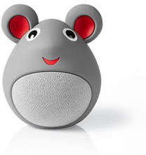 Nedis Bluetooth® Högtalare | Maximal batteritid: 3 timmar | Handhållen design | 9 W | Mono | Inbygd mikrofon | Synkroniseringsbar | Animaticks Melody Mouse | Grå