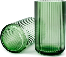Lyngbyvasen Glass Copenhagen Green 25 cm Copenhagen green