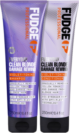 Clean Blonde Everyday Duo Beauty WOMEN ALL SETS Hair Sets Shampoo Nude Fudge*Betinget Tilbud