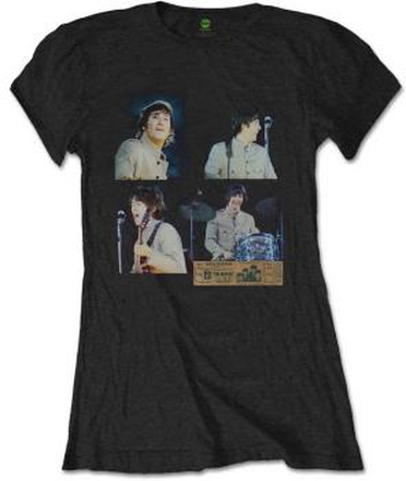 The Beatles: Ladies T-Shirt/Shea Stadium Shots (Medium)