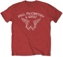 Paul McCartney: Unisex T-Shirt/Wings Logo (Medium)