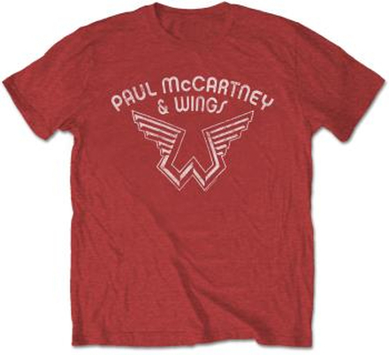 Paul McCartney: Unisex T-Shirt/Wings Logo (Small)