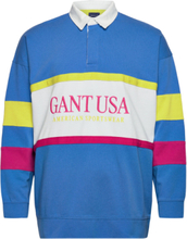 Gant Usa Archive Rugger Polos Long-sleeved Blå GANT*Betinget Tilbud