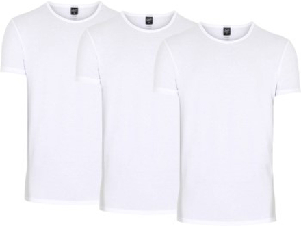 Claudio 3P Organic Cotton T-Shirt Hvid økologisk bomuld X-Large Herre