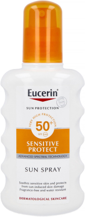 Eucerin Sensitive Sun Spray Spf 50+ 200 ml