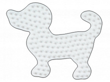 Hama Midi Prlplatta Hund Liten Vit 9,5x7,5cm - 1 st.