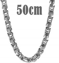 Big Hawn halskæde i mat stål 50cm / 7mm