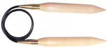 KnitPro Jumbo Birch Rundstickor Bjrk 120cm 30,00mm / 47.2in