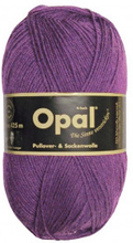 Opal Uni 4-trdigt Garn Unicolor 3072 Violett