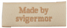 Label Made by Svigermor Sandfrgad