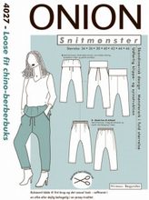 ONION Snittmnster 4027 Loose Fit Chinobyxor Str. 34-48