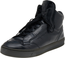 Pre -eide Leather and Damier Patent Leather High Top joggesko