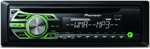 Pioneer DEH-150MPG Autostereot, Musta