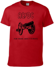 AC/DC For Those about to rock red T-Paita