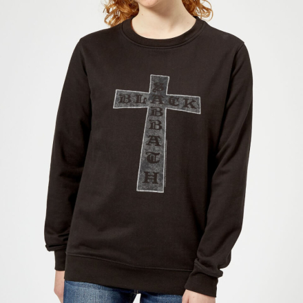 Black Sabbath Cross Women's Sweatshirt - Black - M - Black
