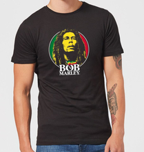 Bob Marley Face Logo Men's T-Shirt - Black - S