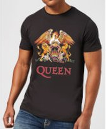 Queen Crest Men's T-Shirt - Black - L