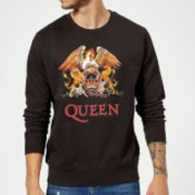 Queen Crest Sweatshirt - Black - S