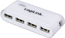 LogiLink USB 2.0-hub 4-port - Valkoinen