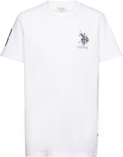 Large Dhm T-Shirt Tops T-shirts Short-sleeved White U.S. Polo Assn.