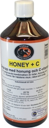 Fodertillskott Foran Equine Honey + Vitamin C 1L