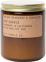 P.F. Candle Co. Teakwood & Tobacco soy candle 204 g