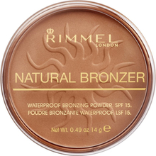 Rimmel London, Natural Bronzer Waterproof SPF15, 14 g