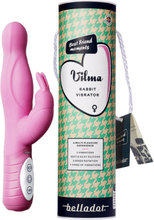 Vilma Rotating Rabbit Vibrator Beauty Women Sex And Intimacy Vibrators Pink Belladot